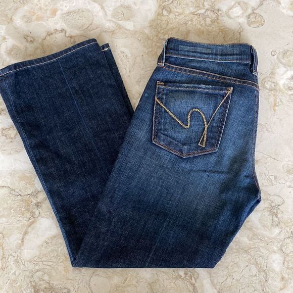 Citizens of Humanity Kelly #063 Stretch Low Waist Cropped Jeans - Picture 7 of 15